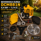 Бензокоса DeWalt DCM881N 5,4 кВт мотокоса бензинова 7,3 к с тример 52 см³ 11500 об хв з прямою штангою 28 мм ножем ліскою фрезою для трави бур'янів чагарників саду ділянки - зображення 1