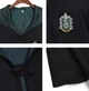 Мантия Harry Potter Slytherin Слизерин (Slytherin) черный с зеленым подкладом пелерина с капюшоном для детей карнавальный костюм размер S - изображение 3