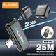 Беспроводной петличный микрофонный набор PLOKAMA WM-80 2 микрофона 2в1 Type-C / Lightning с зарядным кейсом и ручными держателями Черный - изображение 5