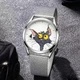 Наручные часы с котом и мышкой с анимацией Jokercat | Кварцевый механизм, стальной браслет - изображение 2