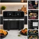 Двокамерна аерофритюрниця Skyberg SB-317 10 л 4800 Вт 2 кошики, сенсорне управління - зображення 2