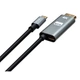 Кабель мультимедийный USB-C to DisplayPort M 1.5m v1.2 4K60Hz PD 100W port Vinga (VCPVCCD1215PD) - изображение 2