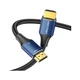 Кабель мультимедійний HDMI M to HDMI M 2.0m 8K60Hz cotton braided blue Vention (ALGLH) - зображення 4