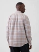 Рубашка хлопковая мужская GAP 768479574 XL Бежевая (1162031211) - изображение 2