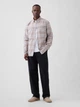 Рубашка хлопковая мужская GAP 768479574 XL Бежевая (1162031211) - изображение 3