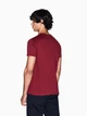 Футболка хлопковая длинная мужская Armani Exchange 450930843 M Бордовая (1162039889) - изображение 2