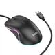 Проводная мышь Hoco GM19 RGB- чорний - изображение 1