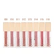 Блиск для губ зволожуючий 3D Plumping Intense Lipgloss Neverti NP800 №013 Сліпучий об'єм Рожево-персиковий, 4 - зображення 5