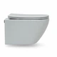 Подвесной безободковый унитаз VBI Vulcano Tornado light grey matt VBI-020421 - изображение 2