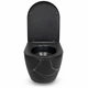 Подвесной безободковый унитаз VBI Vulcano Tornado black stone matt VBI-020423 - изображение 3