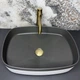 Умывальник VBI Forenza накладной 50x37 см grey white matt VBI-016108 - изображение 4