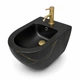 Подвесное биде VBI VULCANO BLACK MARBLE MATT - изображение 3