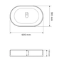 Умывальник VBI Verona накладной 60x38,5 см nature marmo glossy VBI-011331 - изображение 3