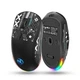Ігрова бездротова миша HXSJ T90 (2.4G, Bluetooth, USB). З підсвічуванням та акумулятором Black - изображение 4