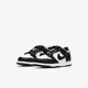 Кроссовки детские Nike Dunk Low Retro Panda Ps 28 Чорно-білий CW1588-100 - изображение 2