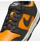 Кроссовки детские Nike Dunk Low Orange/Black 37.5 FB9109-701 - изображение 7