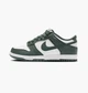 Кроссовки детские Nike Dunk Low Retro Green/White 37.5 Зелений FB9109-120 - изображение 1