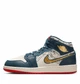 Кроссовки детские Nike Air Jordan 1 Mid 38.5 Комбінований FN1353-400 - изображение 2