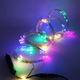 Гірлянда Кінський хвіст USB, 400 LED, 20 ниток, 2 метри, Різнобарвний - зображення 2