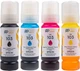 Комплект чернил PowerPlant 103 для Epson L3100/3110/3150 Water Soluble 4х70 мл BK/C/M/Y (PP103SET) - изображение 1