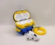 Силіконовий 3D чохол Minions Міньйон з шнурком-кільцем для Airpods 4 - изображение 3