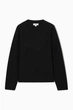 Джемпер жіночий COS boiled merino wool jumper 1131844006 XS Чорний - изображение 4