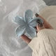 Крабик-зажим Hawaiian flower ANbeauty заколка для волос 8 см Сине-Серый (AN0103786) - изображение 3