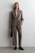 Блейзер жіночий COS twill single-breasted blazer 1294894002 Eur 38 Коричневий - зображення 2