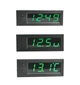 Автомобильные часы - термометр (1 датчик -35 ~ +120 ℃) - вольтметр 12В-24В врезные в панель - изображение 3