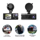 Автомобильный видеорегистратор A22 на 3 камеры с Full HD, Wi-Fi и камерой заднего вида - изображение 4