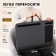 Подставка для ноутбука MLTT54 с мягкой подушкой, ковриком для мыши, подставкой для смартфона и планшета Black - изображение 7