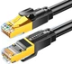 Патч-корд SAMZHE WX8200 Cat 8 медь экранированный 10 Гбит/с 20 м Черный - изображение 1