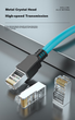 Патч-корд BOSENDE BSD-CAT6A Cat 6a экранированный 10 Гбит/с 3 м Синий (BSD-CAT6A-ET3) - изображение 3