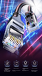 Патч-корд Shengwei Cat 6 1 Гбит/с 20 м Черный (LC-1220G) - изображение 2