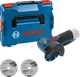 Akumulatorowa szlifierka kątowa Bosch Professional PRO GWS 12V-76 12 V 19500 obr./min 76 mm z 3 tarczami i walizką L-BOXX (06019F2003) - obraz 1