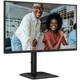 TFT 27" AOC , IPS, 120Hz, VGA, HDMI, DP, USB-hub, HAS, Pivot, колонки, чорний (27E4U) - зображення 2
