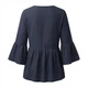 Жіноча блуза вільного крою BantyBlouse, синя, розмір S-M - зображення 2