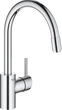 Bateria kuchenna wyciągany kran Grohe Concetto 32663003  - obraz 1