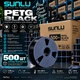 Набір - 500 кг PETG -пластик Філамент Sunlu PETG Basic Classic Black для 3D-принтера - 1Кг, 1.75mm Чорний з Котушкою - 500 шт - изображение 1