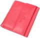 Женский кошелек ST Leather из натуральной кожи красный с внешней монетницей для карт 55650 - изображение 1