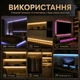 Светодиодная LED лента 3 метра IP65 с USB, белый холодный, влагозащита светильник для подсветки, питание от павербанка 5 вольт, 6000K - изображение 6