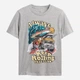 Подростковая футболка для мальчика GAP 365043996 140 см Серая (1159847031) - изображение 1