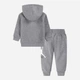 Детский теплый спортивный костюм (худи + штаны) Nike Jordan 27128451 74-80 см Серый (1161037084) - изображение 2