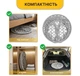 Подвесное плетеное кресло-качалка LEOBRO Boho XL 80 см Grey (LB-1104) - изображение 5