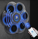 Настінний боксерський тренажер з LED-підсвічуванням LY-1083 Bluetooth-колонкою та режимами тренування - изображение 1