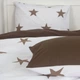 Постільна білизна ТЕП Chocolate Stars Ранфорс полуторна наволочки 70х70 см Білий з коричневим (58950150215) - зображення 6