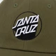 Бейсболка Santa Cruz Delta Dot Cap з регулюванням хакі One Size - зображення 4