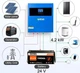 Комплект гибридный солнечный тихий инвертор 4,2 KW ANENJI 24 V/220 V ANJ-4200W-24V-W MPPT + Wi Fi + LiFePo4 24V 100aH 2560Wh аккумулятор с BMS - изображение 2