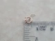 Золотая серьга-пирсинг в нос. 1049.11Ш Желтый - изображение 4