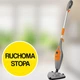 Паровая швабра Clatronic DR 3539 1500 Вт с телескопической ручкой для уборки пола и ковров Серо-оранжевая мощный пароочиститель для дома - изображение 9